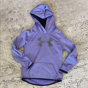 Under Armour Lavender Hoodie with Gray Logo